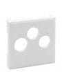 864157 Niloe step cover plate tv-r-sat white