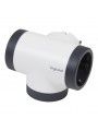 694522 FICHA 2X2P+T + USB A+C BRA/CINZENTO