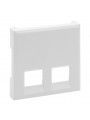 864143 Niloe Step Abdeckung 2-fach Rj11/Rj45 Farbe: Ultrawei?