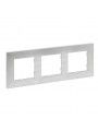 864873 Niloe step quadro triplo aluminio escovado 864873 Niloe step quadro triplo aluminio escovado