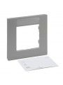 864361 Niloe step cover plate for label aluminium