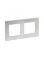 864872 Niloe step quadro  duplo alum�nio escovado