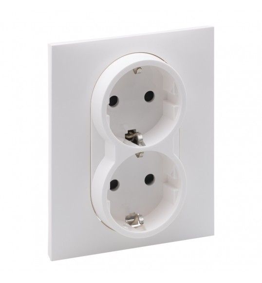 721126 NEW SUNO 2 X 2P+T SCHUKO BRANC