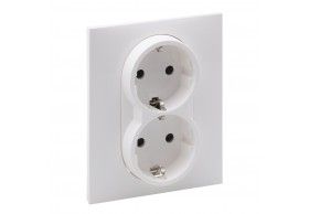 721126 NEW SUNO 2 X 2P+T SCHUKO BRANC