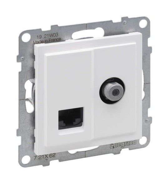 721162 NEW SUNO TV-F + RJ45 C6 UTP BR