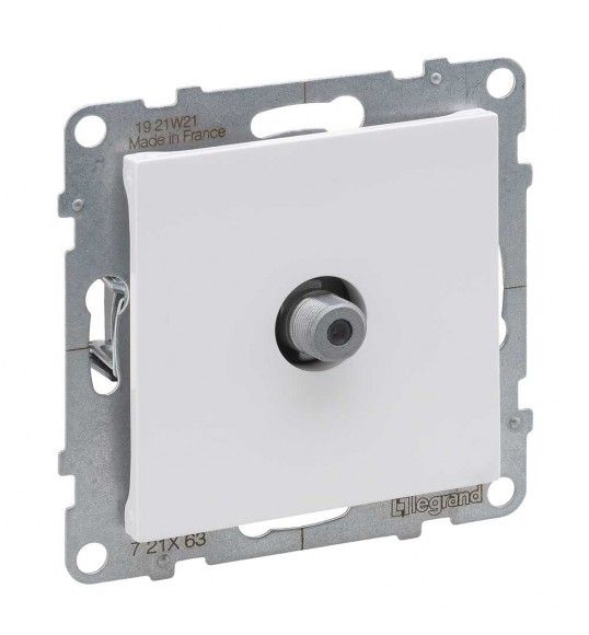 721163 Legrand TV socket type F white New Suno