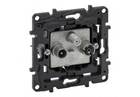 864057 Niloe Step Einsatz Tv-R-Sat Einzeldose