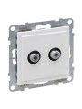 721173 Legrand Double TV socket type F white New Suno 721173 Legrand Double TV socket type F white New Suno