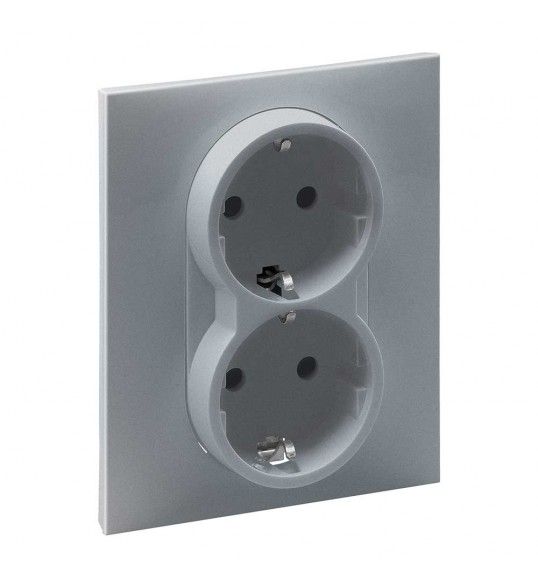 721326 NEW SUNO 2 X 2P+T SCHUKO ALUMI