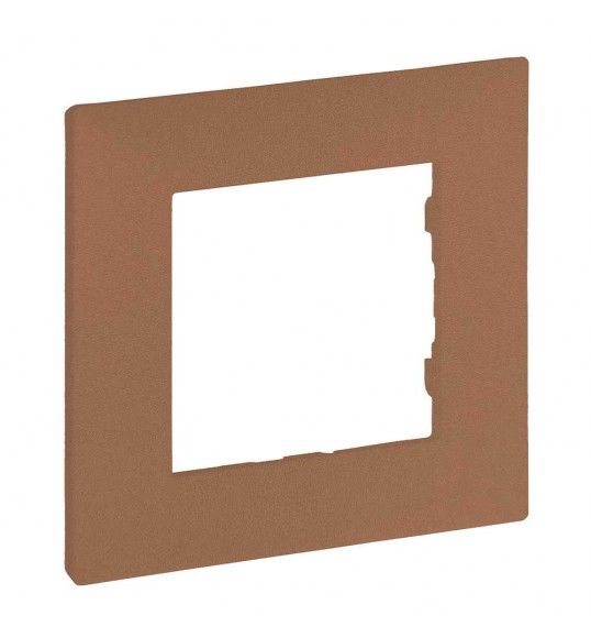 864771 Niloe step 1 gang cover plate copper