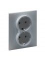 721326 NEW SUNO 2 X 2P+T SCHUKO ALUMI