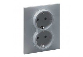 721326 NEW SUNO 2 X 2P+T SCHUKO ALUMI