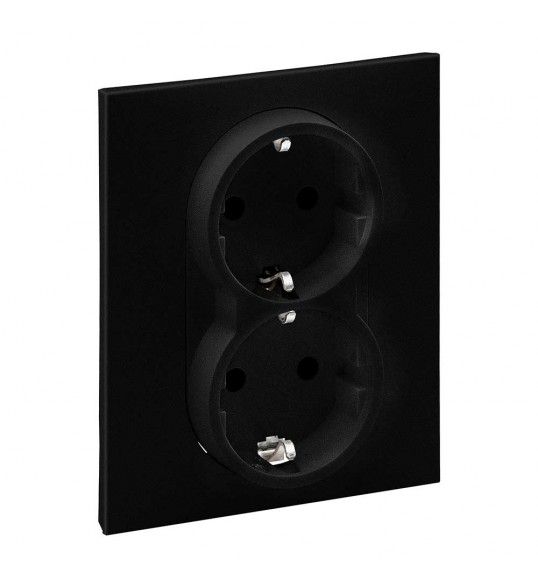 721426 NEW SUNO 2 X 2P+T SCHUKO PRETO