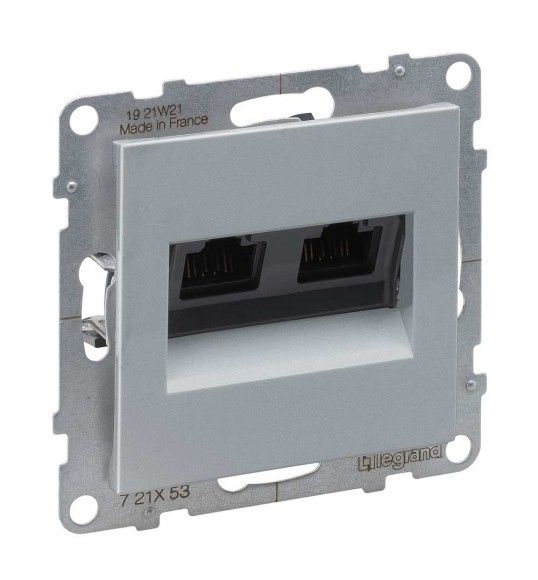 721353 NEW SUNO 2XRJ45 CAT6 UTP ALUMI