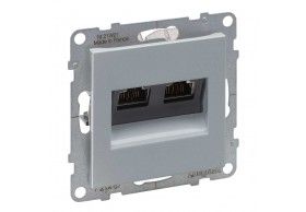 721357 NEW SUNO 2XRJ45 CAT6 STP ALUMI