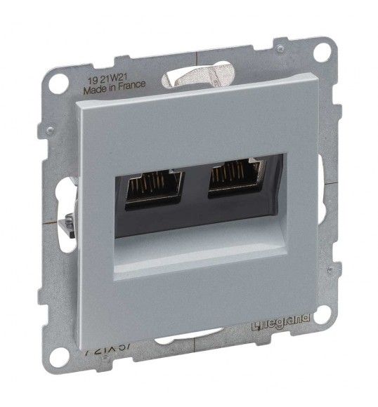 721357 NEW SUNO 2XRJ45 CAT6 STP ALUMI