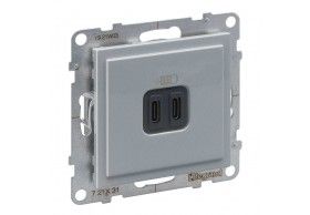 721331 NEW SUNO 2 X USB TIPO C+C ALUM