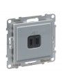 721331 Legrand Double USB socket type C aluminium New Suno 721331 Legrand Double USB socket type C aluminium New Suno