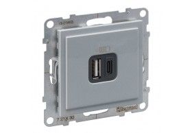 721330 NEW SUNO 2 X USB TIPO A+C ALUM