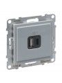 721330 Legrand USB socket type A+C aluminium New Suno 721330 Legrand USB socket type A+C aluminium New Suno