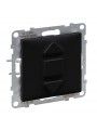 721439 Legrand Interruptor de estores preto New Suno