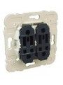 21067 Efapel INTERRUPTOR UNIPOLAR DUPLO C/SINALIZAO