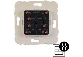 40214 Efapel COMUTADOR 2 CIRCUITOS METERING D40