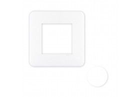 42910TBM PLACA SIMPLE BLANCO MATE