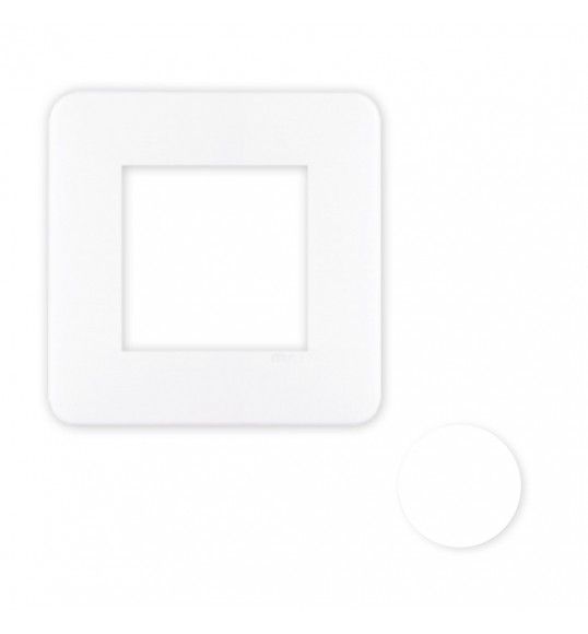 42910TBM PLACA SIMPLE BLANCO MATE