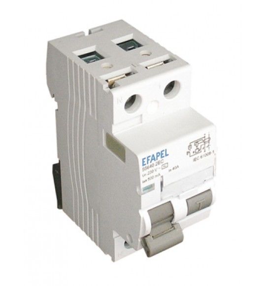556402BC Efapel INTERRUPTOR DIF. 2P - 30MA - AC - 40A