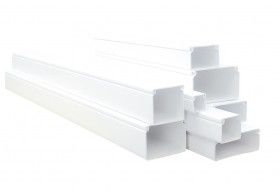 13050CBR Efapel Calha 80X40mm 2M Branca