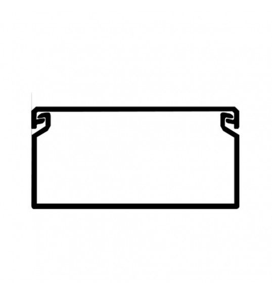 13050CBR Efapel Calha 80X40mm 2M Branca