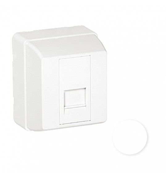 37445CBR TOMA RJ45 CAT.6 STP BLANCO