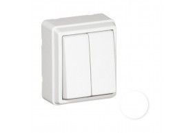 37101CBR Efapel COMUTADOR DE ESCADA DUPLO BRANCO