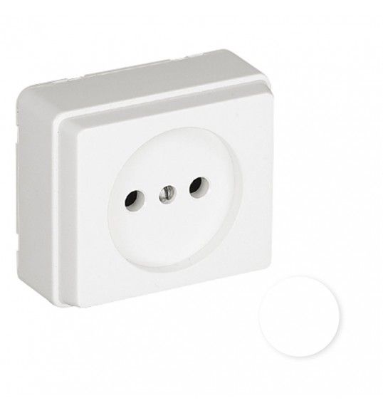 37121CBR BASE ENCHUFE 2P BLANCO