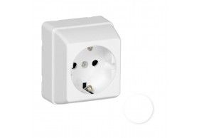 37131CBR BASE ENCHUFE SCHUKO BLANCO