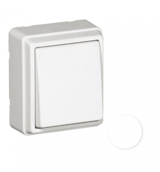 37011CBR INTERRUPTOR UNIPOLAR BLANCO
