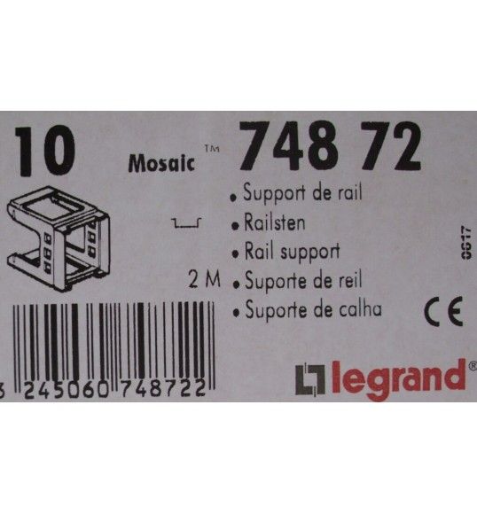 074872 Din rail mounting Mosaic