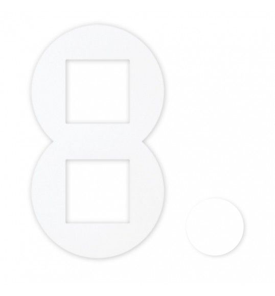 43920TBR Efapel ESPELHO DUPLO DESENHO SIZA VIEIRA BRANCO