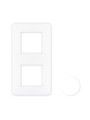 42920TBR PLACA DOBLE BLANCO