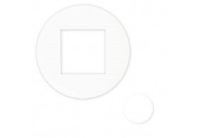 43910TBR PLACA SIMPLE DISEO SIZA VIEIRA BLANCO