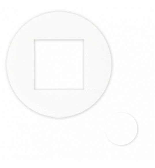 43910TBR PLACA SIMPLE DISEO SIZA VIEIRA BLANCO