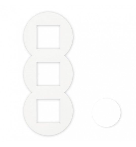 43930TBR Efapel ESPELHO TRIPLO DESENHO SIZA VIEIRA BRANCO