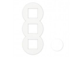 43930TBR Efapel ESPELHO TRIPLO DESENHO SIZA VIEIRA BRANCO