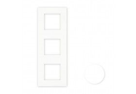 45930TBR PLACA TRIPLE BLANCO