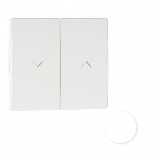 50613TBR TECLAS P/INTERRUPTOR P/PERSIANA BLANCO