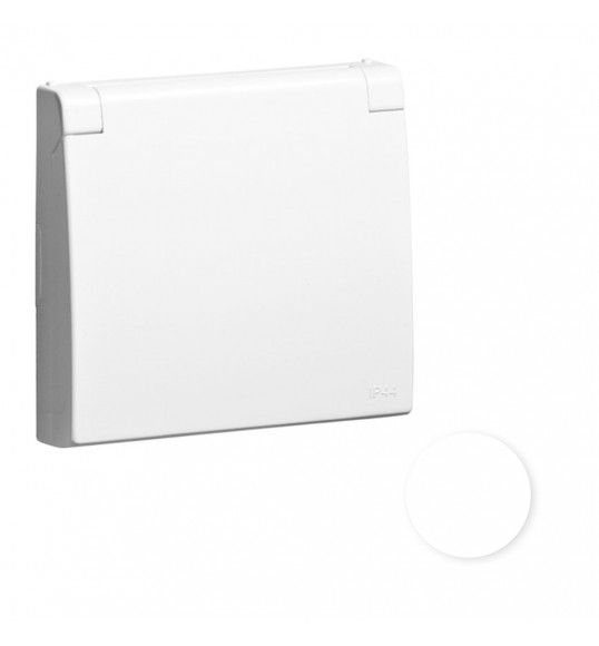 50634TBR TAPA ARTIC C/PROTEC P/BASE SKO (IP 44)BLANCO
