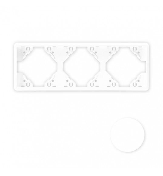 50931TBR MARCO TRIPLE HORIZONTAL BLANCO