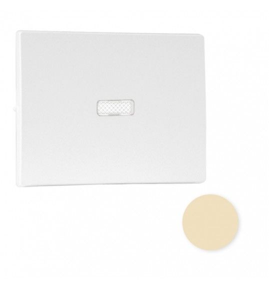 70602TMF TECLA P/MEC LUMIN O C/PILOTO SEALIZ MARFIL