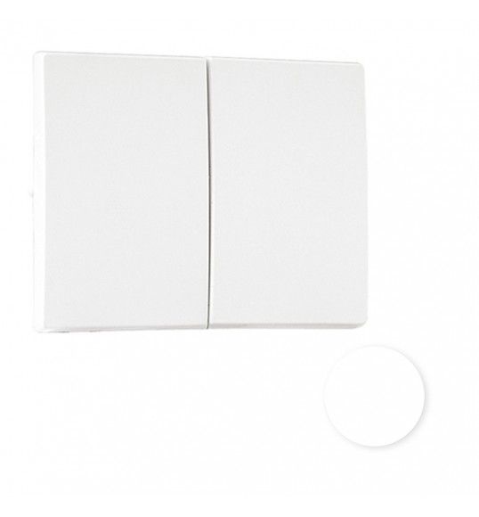 70611TBR TECLA DOBLE BLANCO